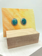 Load image into Gallery viewer, Whitewater Turquoise Studs
