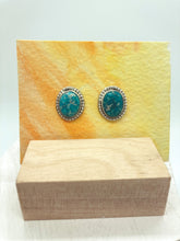 Load image into Gallery viewer, Whitewater Turquoise Studs