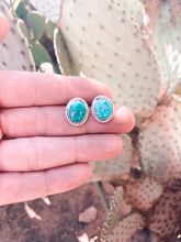 Load image into Gallery viewer, Whitewater Turquoise Studs
