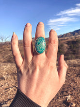 Load image into Gallery viewer, Turquoise Statement Ring
